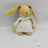 Doudou musical lapin beige blanc TROUSSELIER