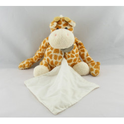 Doudou girafe orange pull blanc BABY NAT