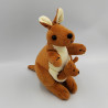 Doudou peluche kangourou LE PARC AUSTRALIEN Doudou peluche kangourou LE PARC AUSTRALIEN