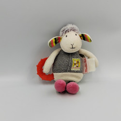 Doudou hochet mouton les Cousins du Moulin MOULIN ROTY