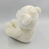 Peluche ours blanc Football DROIT AU BUT