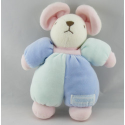 Doudou souris rose rouge Léa NOUNOURS NEUF