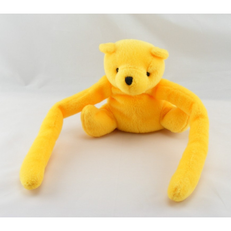 Doudou plat ours blanc grands bras WEEZBEE BNP PARIBAS