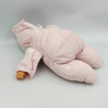 Doudou poupée Baby Pouce rose blanc rayé COROLLE 1999