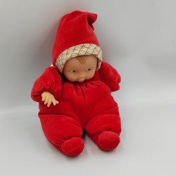 DOUDOU BÉBÉ POUPÉE BABY POUCE ROUGE COROLLE