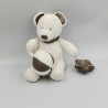 Doudou ours blanc foulard gris hochet balle étoile KIABI SIMBA TOYS