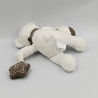 Doudou ours blanc foulard gris hochet balle étoile KIABI SIMBA TOYS