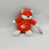 Doudou renard orange abeille GIPSY