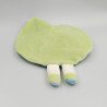 Doudou plat rond chat bleu vert voiture NICOTOY KIABI