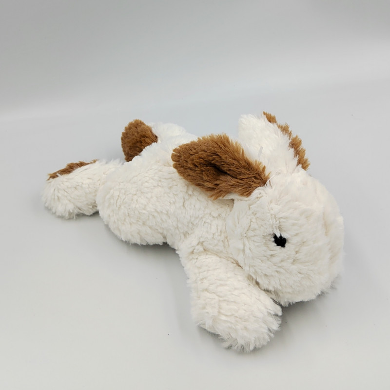 Doudou lapin blanc marron Simba Toys Nicotoy
