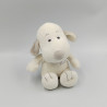 Doudou chien blanc gris BABY SNOOPY