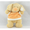 Doudou peluche lapin beige marron Pop Kids KIABI
