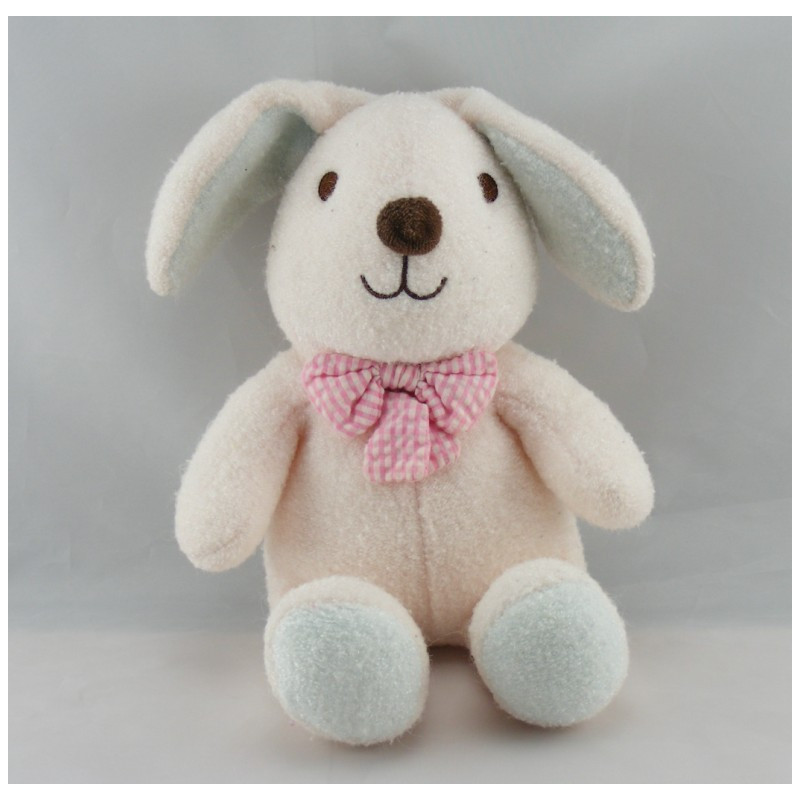 Doudou luminou lapin rose JEMINI