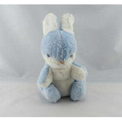 Doudou Peluche ours blanc bleu BOULGOM 