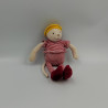 Doudou souris rayé rouge  Balthazar et Valentine MOULIN ROTY