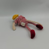 Doudou souris rayé rouge  Balthazar et Valentine MOULIN ROTY