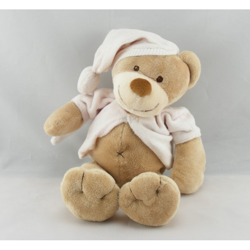 Doudou ours bleu ciel lune NATTOU