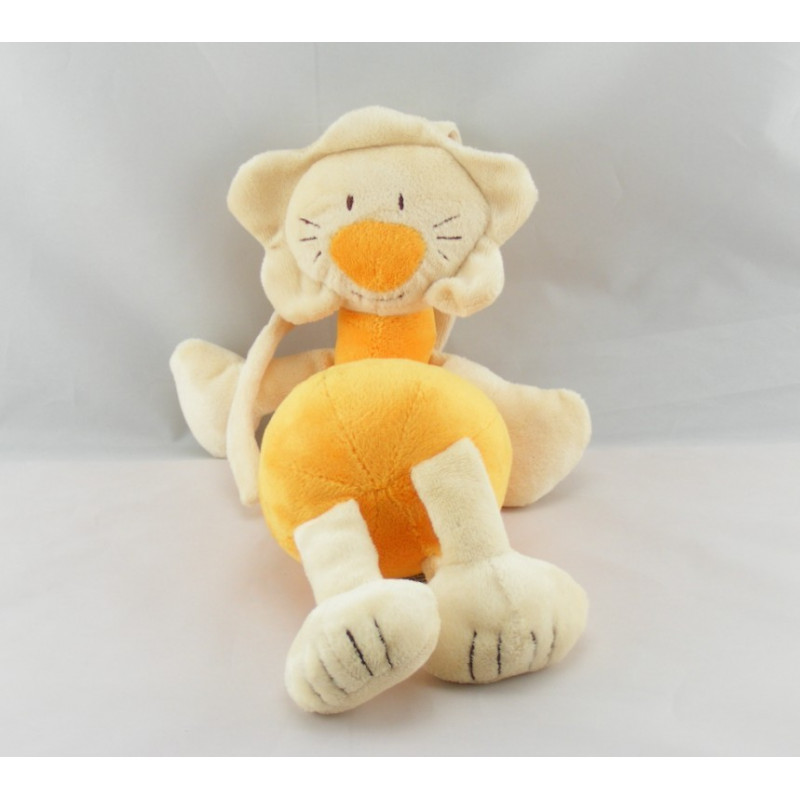 Doudou musical vache bleu rose vert spirale BABYSUN