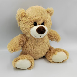 Doudou peluche ours beige SAMATEX
