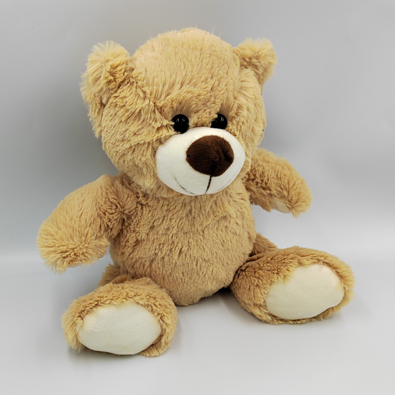 Doudou peluche ours beige SAMATEX
