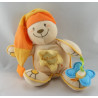 Doudou musical tortue verte jaune à pois CHICCO