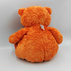 Grand doudou ours orange AJENA