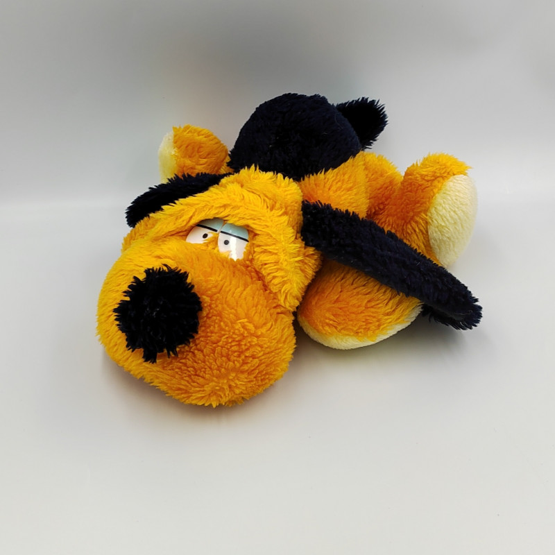 Ancienne peluche chien beige orange noir CAMTOYS