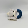 Doudou hochet éléphant gris blanc bleu Dumbo DISNEY BABY