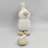 Doudou musical canard blanc beige ARMANI BABY
