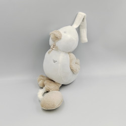 Doudou musical canard blanc beige ARMANI BABY
