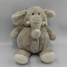 Doudou éléphant gris CASINO