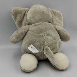 Doudou éléphant gris CASINO