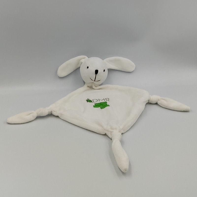 Doudou plat lapin blanc DMR PO BOX