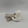 Doudou ours blanc mouchoir gris étoiles Baby nat