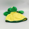 Doudou marionnette crocodile vert jaune orange NOUNOURS