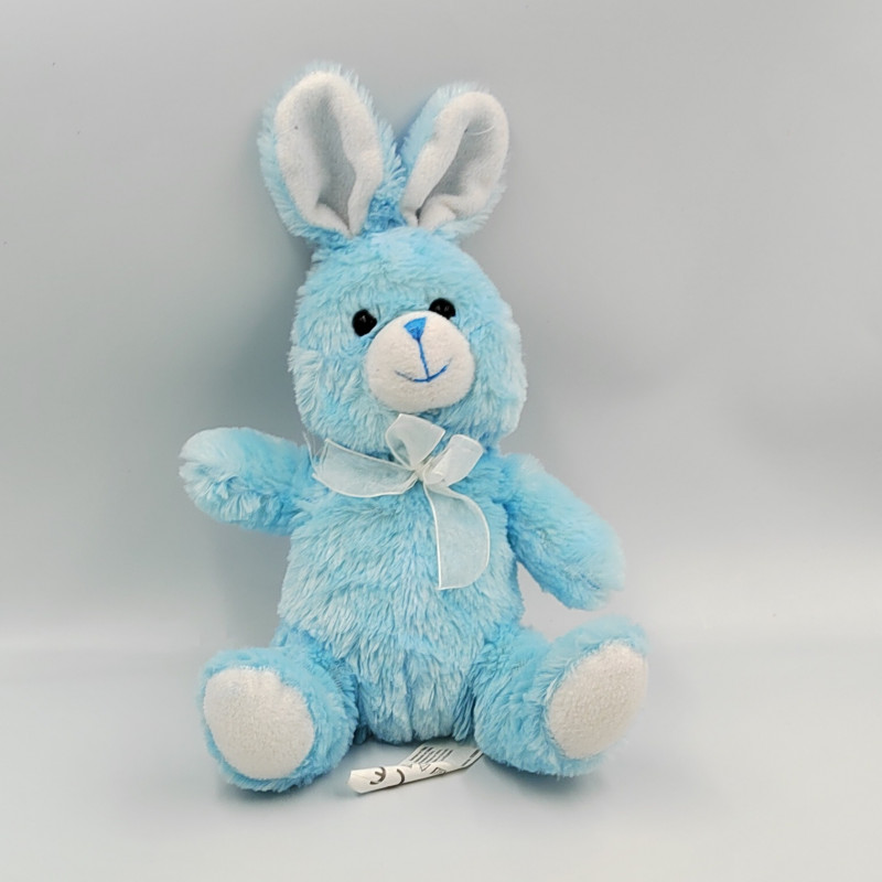 Doudou lapin bleu SIPLEC