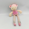 Doudou et compagnie poupée rose pois LES TUTUS