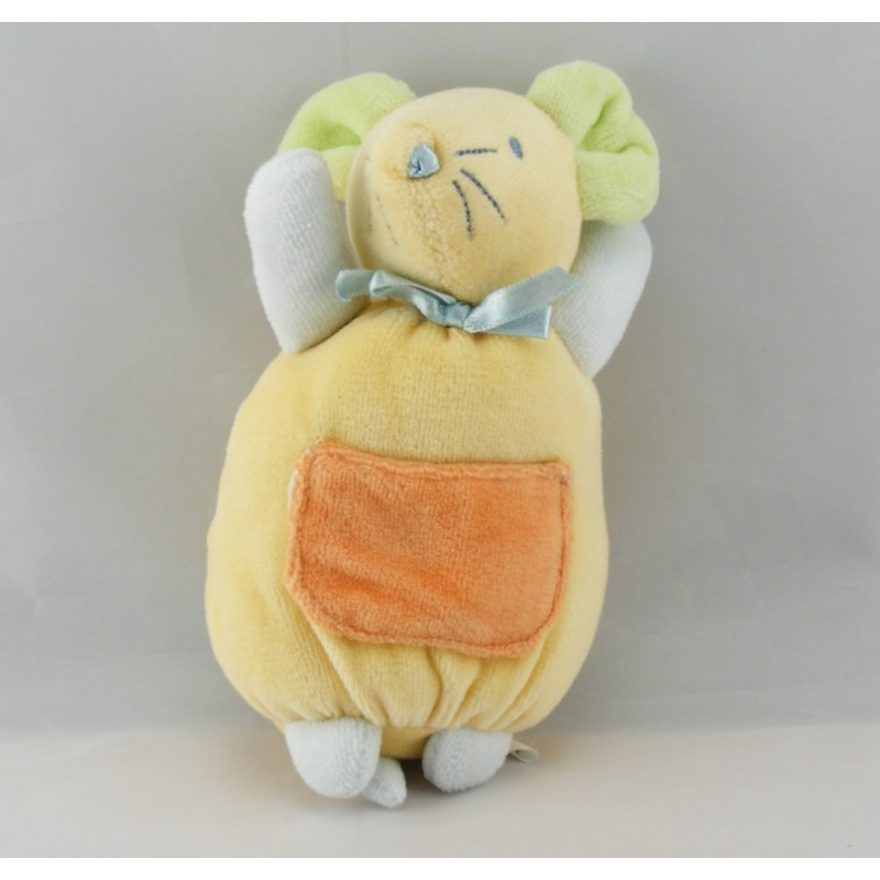 Doudou souris rose SUCRE D'ORGE