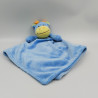 Doudou plat girafe vache bleu KING BEAR