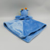 Doudou plat girafe vache bleu KING BEAR