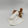 Doudou ours marron avec mouchoir Naturel Baby nat