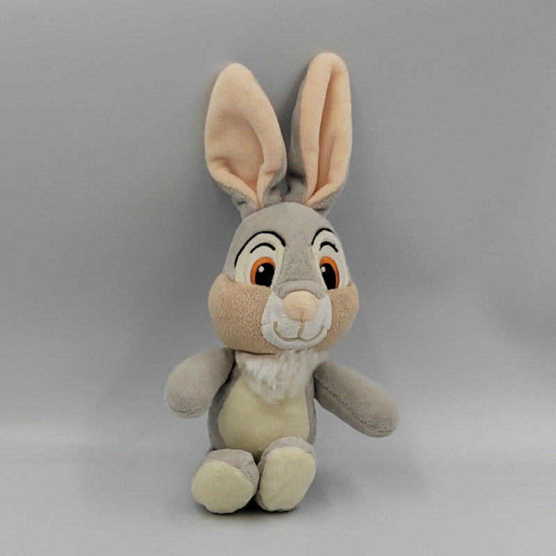 Doudou lapin gris pan-pan Panpan dans un sac DISNEY NICOTOY