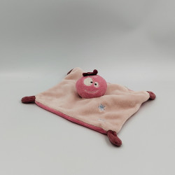 Doudou plat pieuvre rose U TOUT PETITS