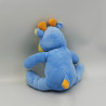 Doudou girafe vache bleu KING BEAR