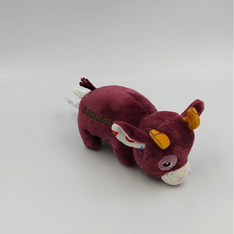 Doudou vache bordeaux LILLIPUTIENS