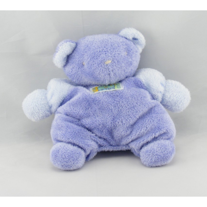 Doudou vache violet mauve bleu TARTINE ET CHOCOLAT