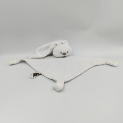 Doudou plat lapin blanc Lapidou NATTOU