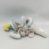Spirale d'activités doudou éléphant gris blanc bleu Dumbo DISNEY BABY