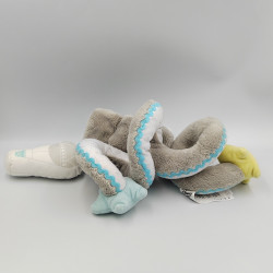 Spirale d'activités doudou éléphant gris blanc bleu Dumbo DISNEY BABY