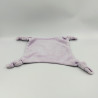 Doudou plat chat HELLO KITTY rose mauve
